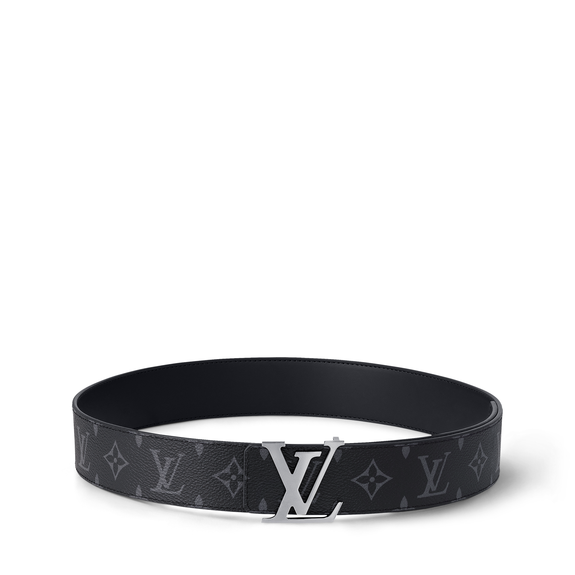 LV Initiales 40MM Reversible Belt Monogram Eclipse Canvas in Men