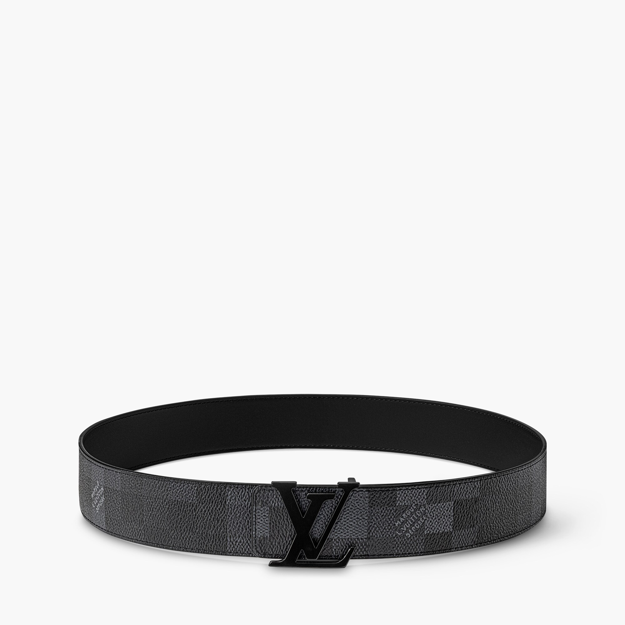LV Initiales Damoflage 40mm Reversible Belt D16 Accessories