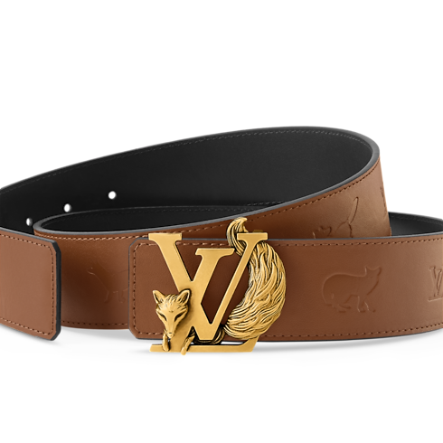 LV Initiales Fox 40mm Reversible Belt in Men's Accessories Belts collections by Louis Vuitton (Product zoom)