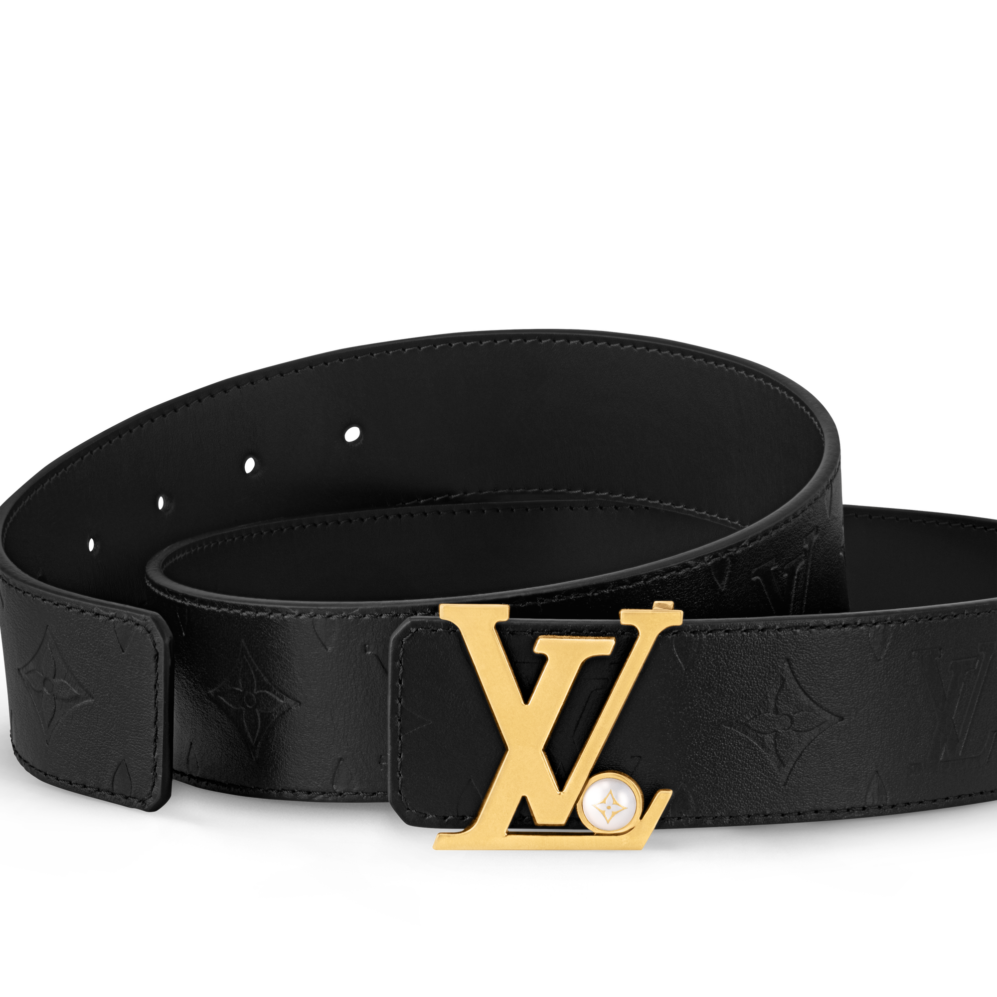 LV Initiales Pearls 40mm Reversible Belt  in Men