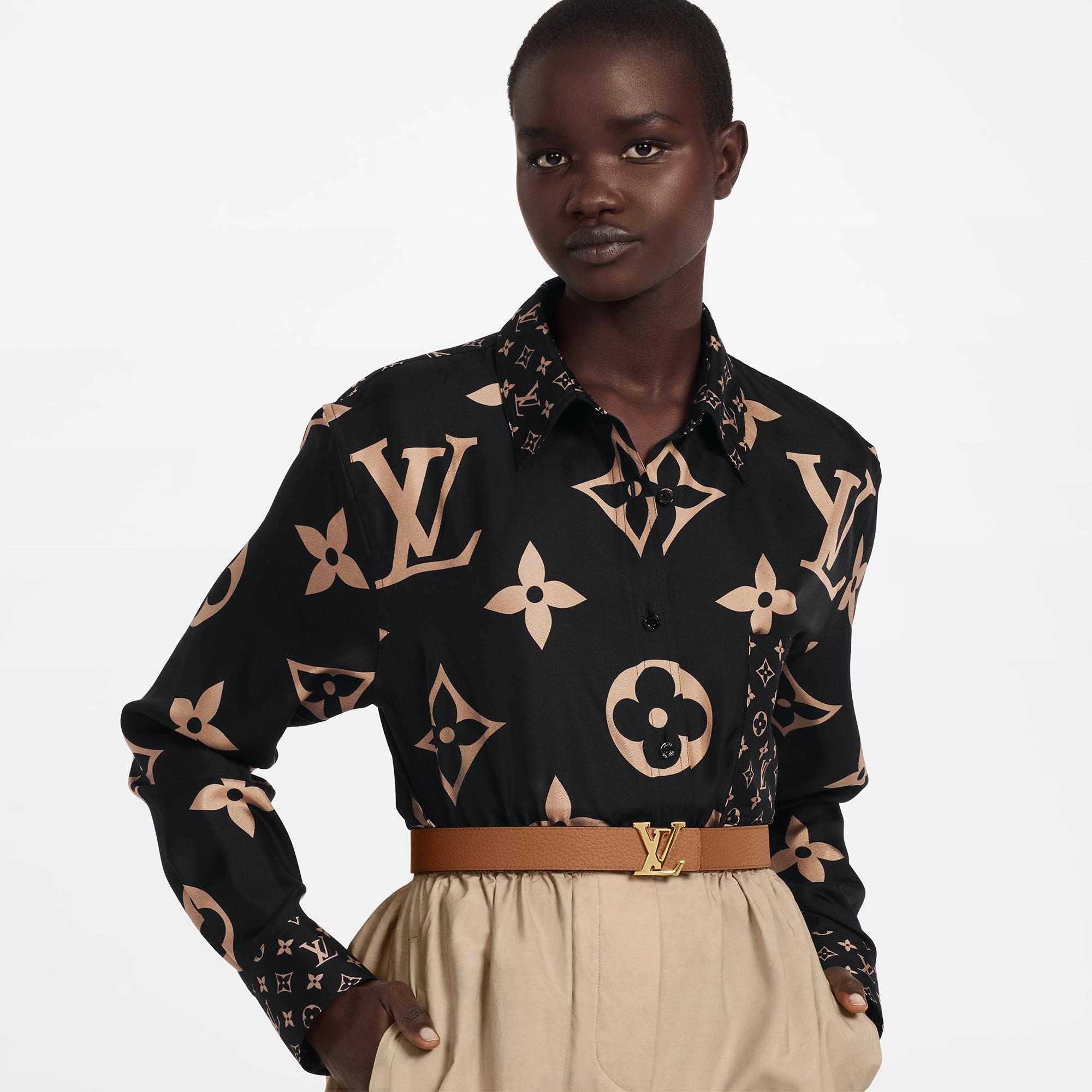 LV Initials 30MM Reversible Belt  in Women
