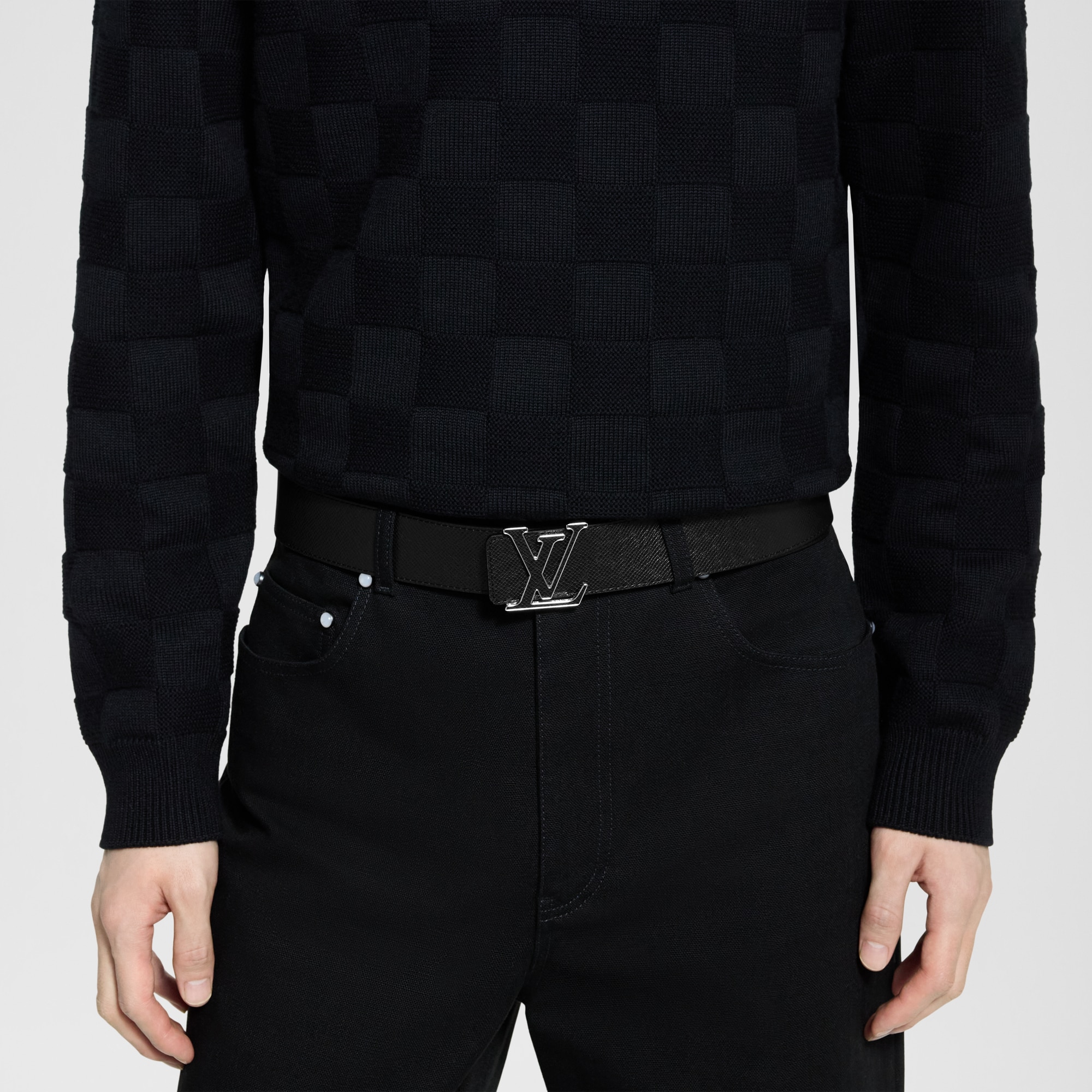 LV Initials 40mm Reversible Belt Taigarama in Men