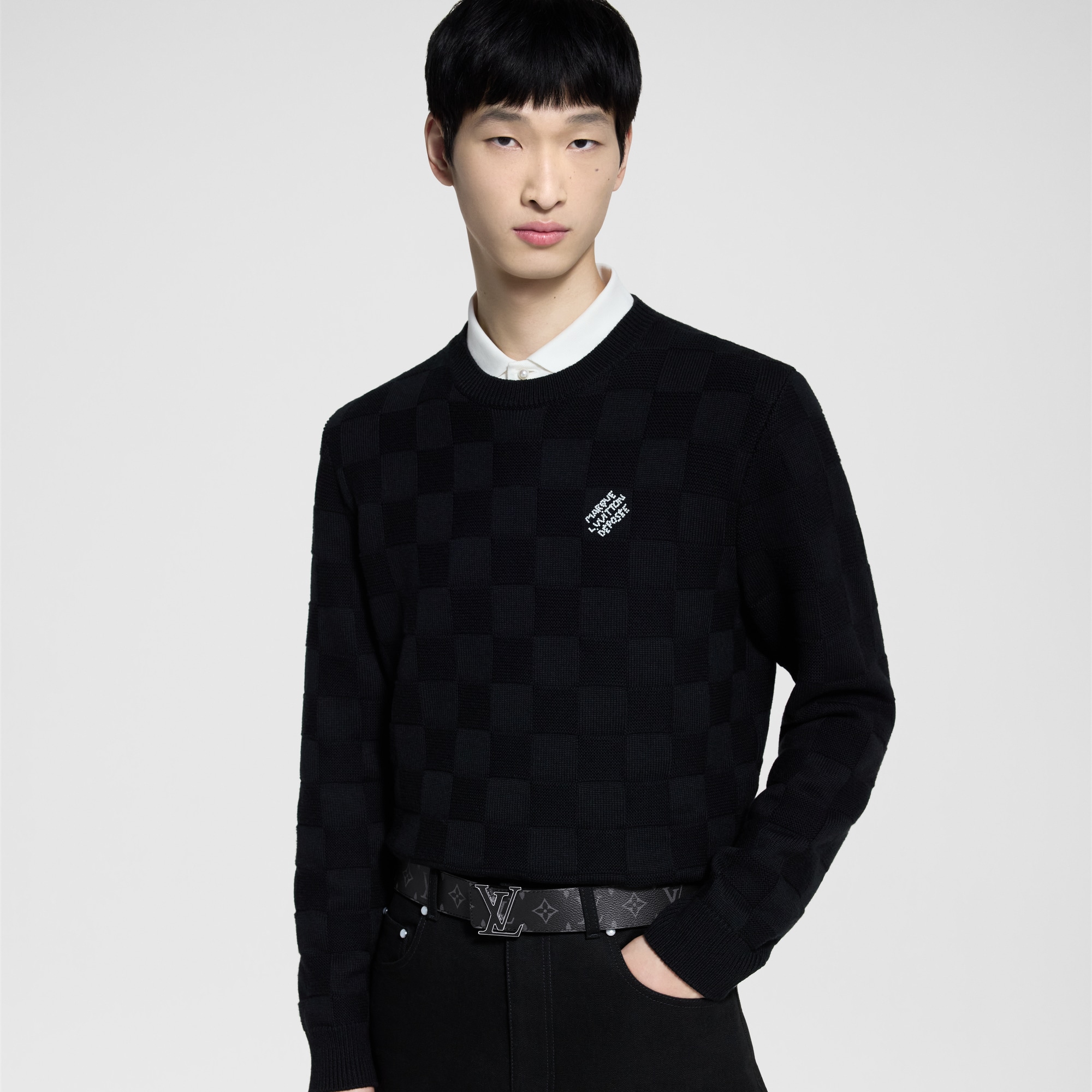 LV Initials 40mm Reversible Belt Taigarama in Men