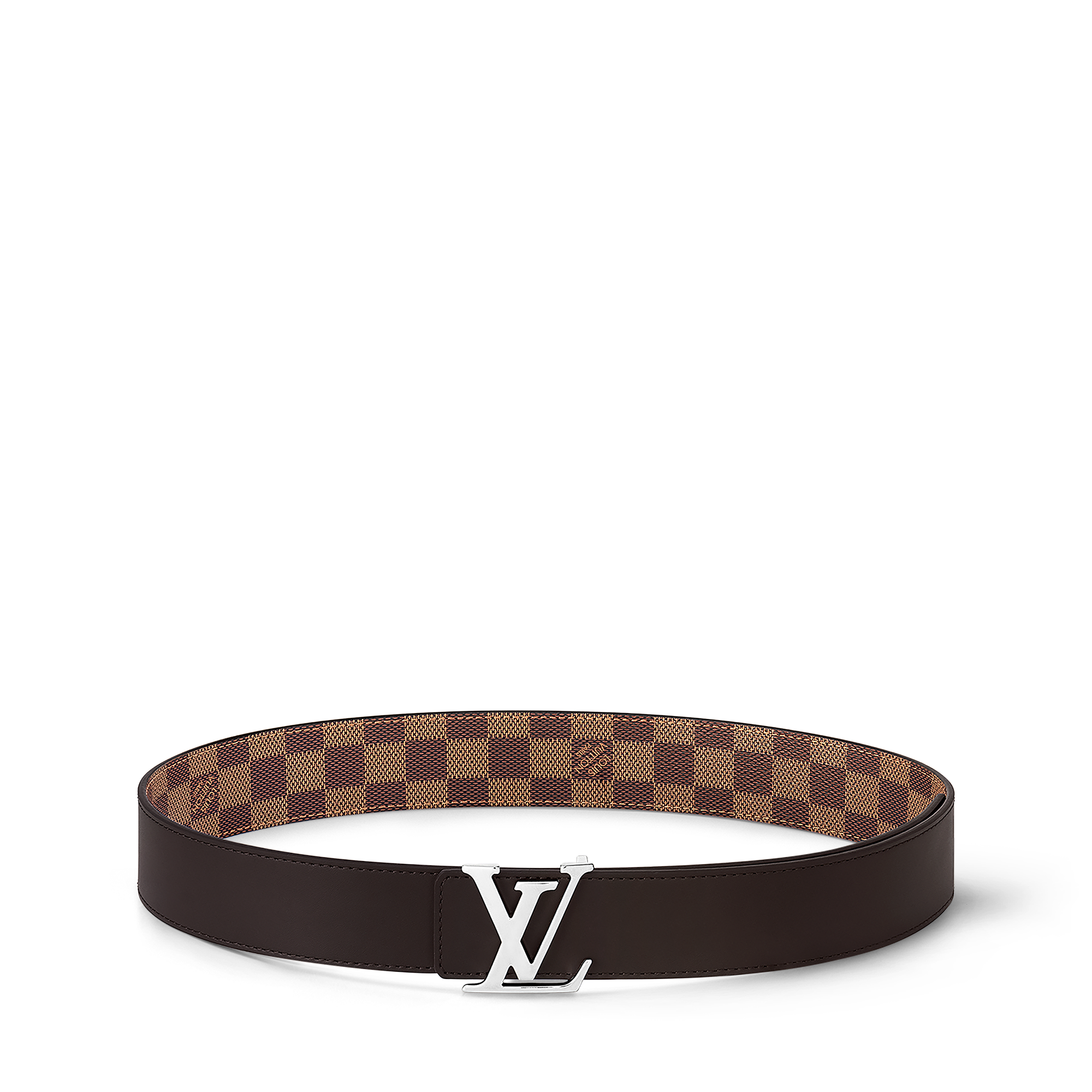 LV Initials 40mm Reversible Belt Damier Graphite Canvas in Men