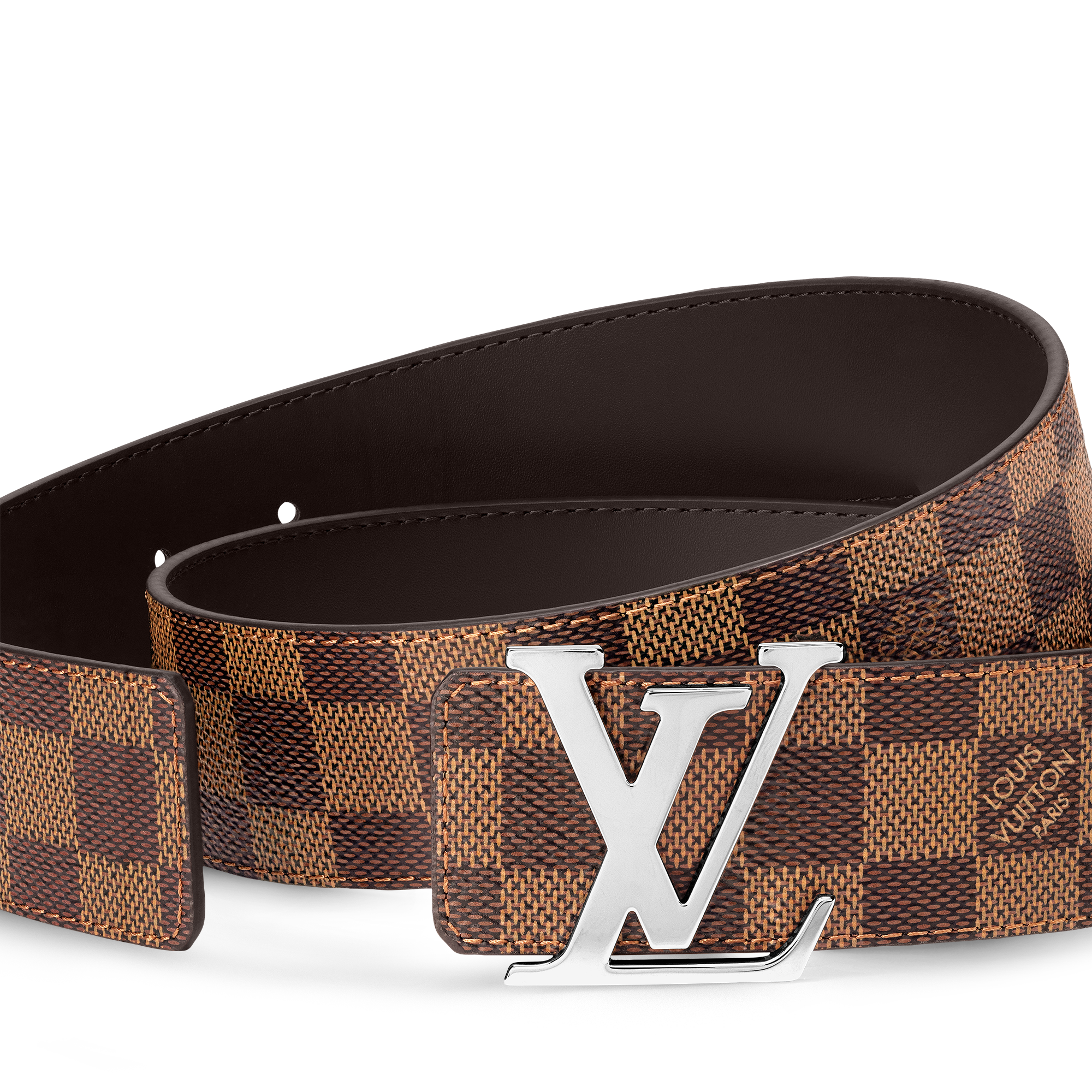 LV Initials 40mm Reversible Belt Damier Graphite Canvas in Men