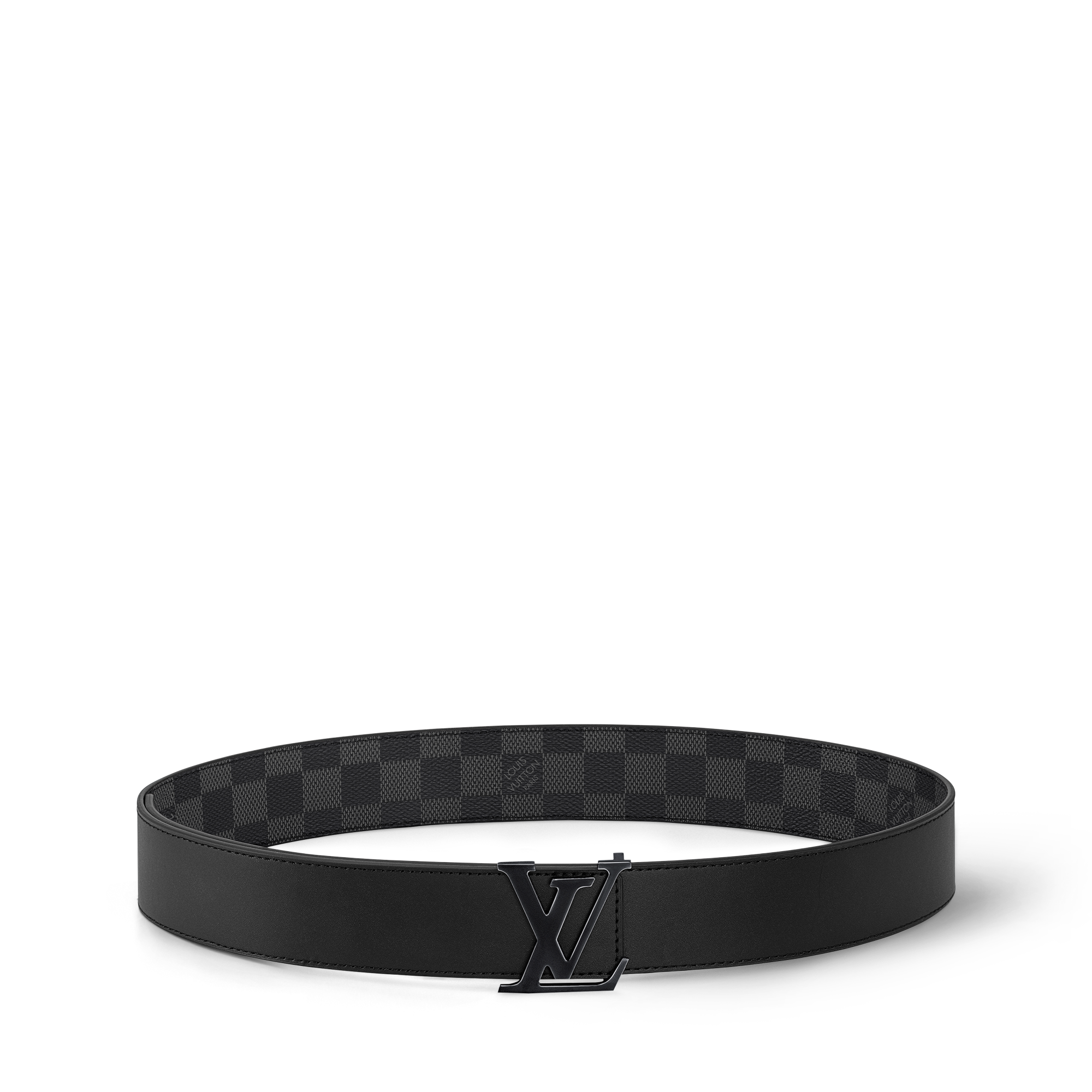 LV Initials 40mm Reversible Belt Damier Graphite Canvas in Men