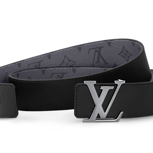 LV Initials 40MM Reversible Belt Monogram Eclipse Reverse in Men's Accessories Belts collections by Louis Vuitton (Product zoom)