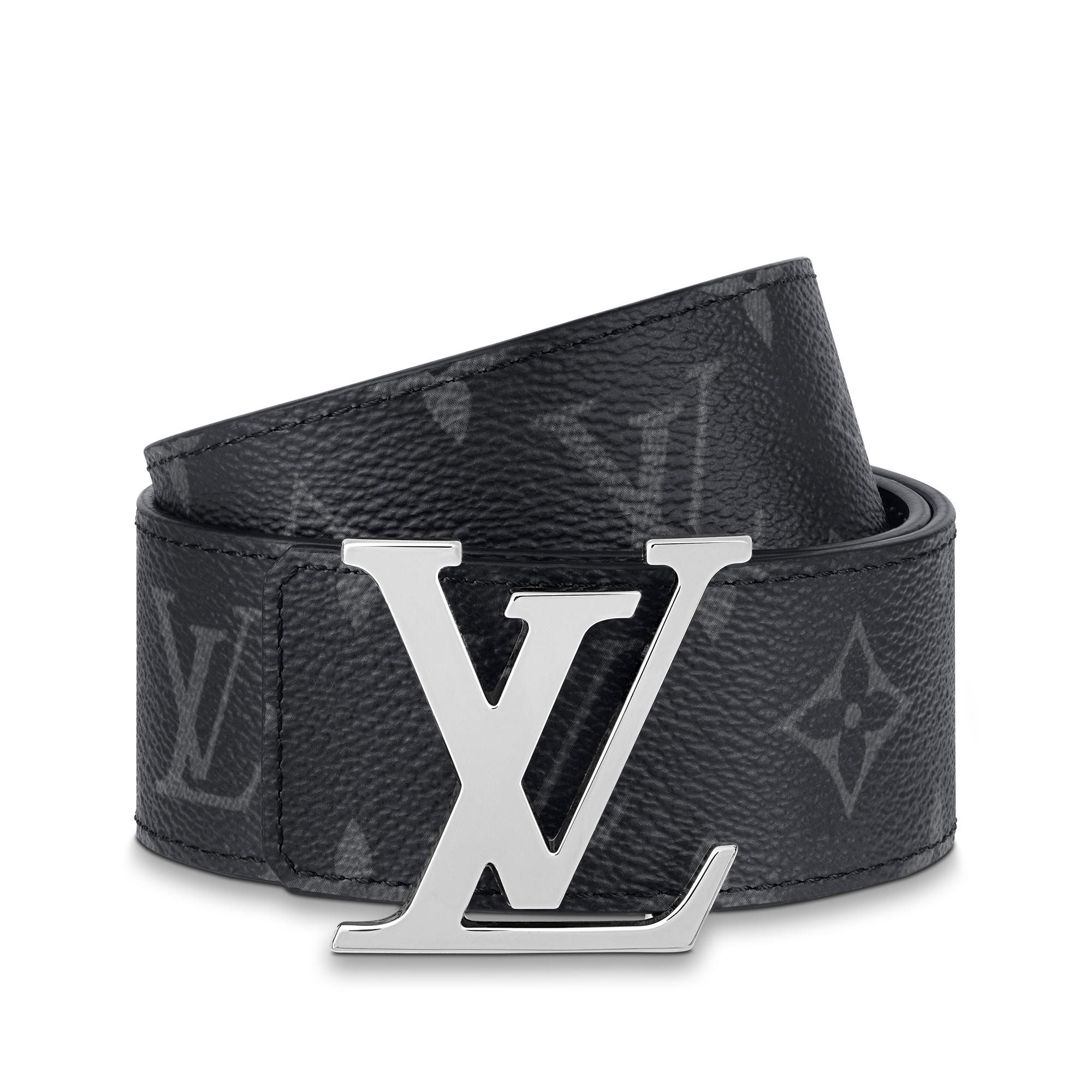 LV Initials 40MM Reversible Belt Monogram Eclipse Canvas in Men