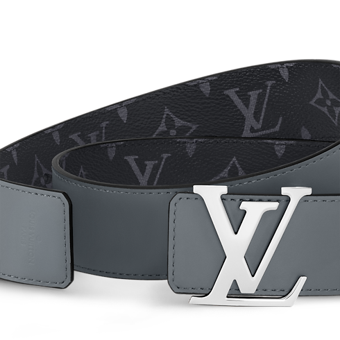 LV Initials 40MM Reversible Belt Monogram Eclipse Canvas in Men's Accessories Belts collections by Louis Vuitton (Product zoom)