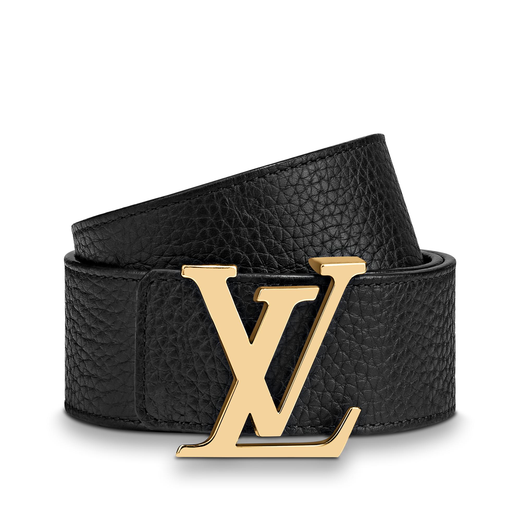 LV Initials 40MM Reversible Belt Taurillon Leather in Men