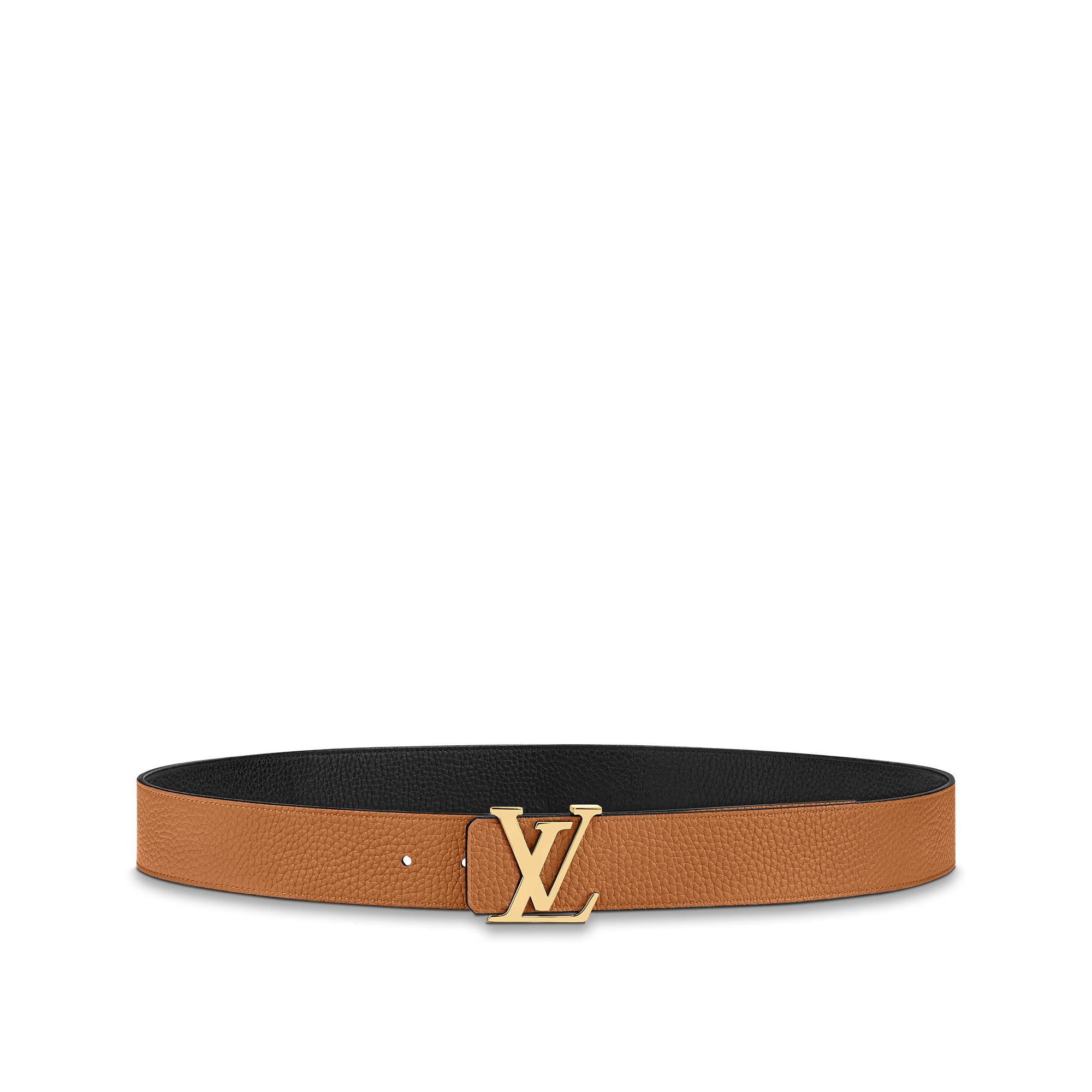 LV Initials 40MM Reversible Belt Taurillon Leather in Men