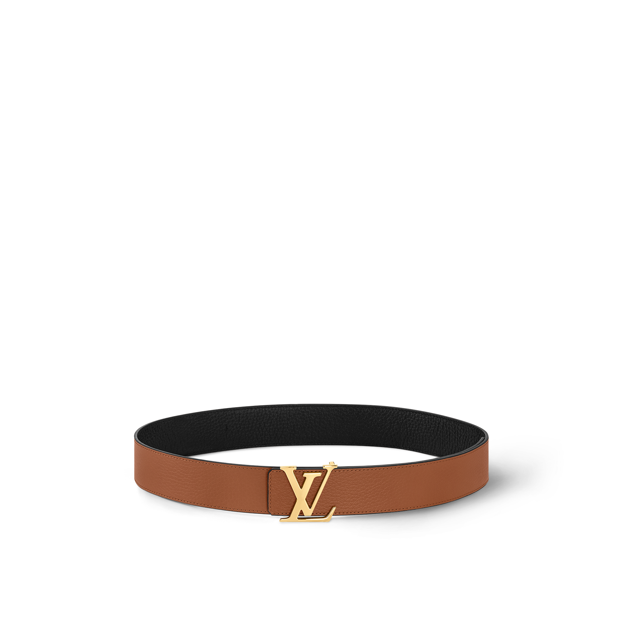 LV Initials 40MM Reversible Belt Taurillon Leather in Men