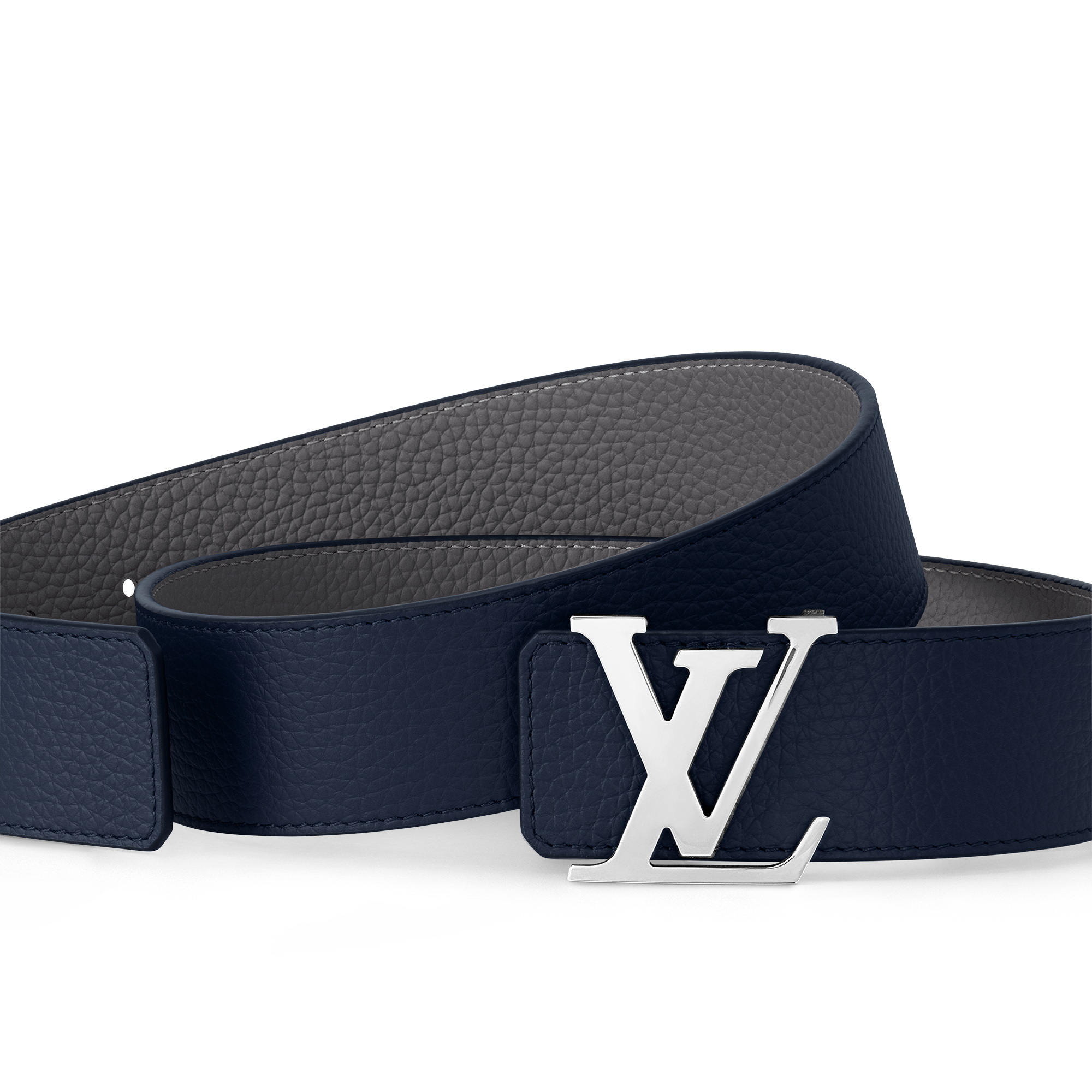 LV Initials Taurillon 40MM Reversible Belt Taurillon Leather in Men
