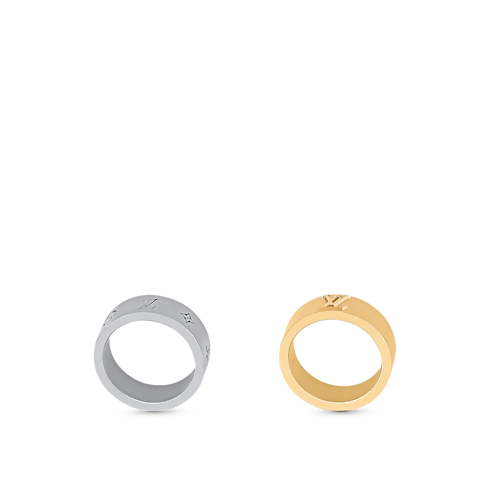 LV Instinct Set of 2 Rings S00 in Men's Fashion Jewelry All Fashion Jewelry collections by Louis Vuitton (Product zoom)