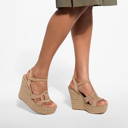 LV Isola Wedge Espadrille in Women's Shoes Sandals collections by Louis Vuitton (Product zoom)