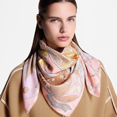 LV Journey Square 90 S00 in Women's Accessories Silk Squares and Bandeaux collections by Louis Vuitton (Product zoom)