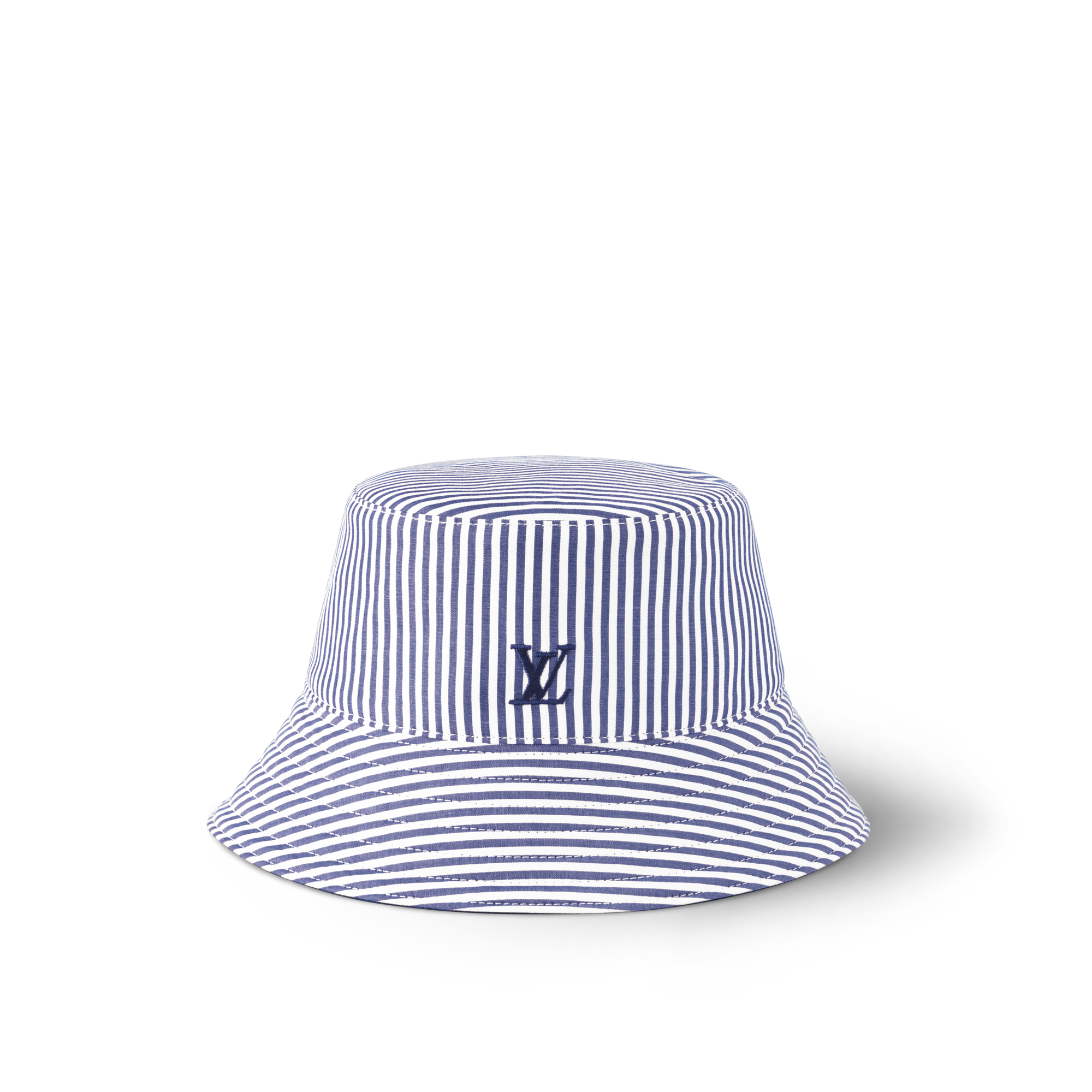 LV League Striped Bucket Hat S00 in Women