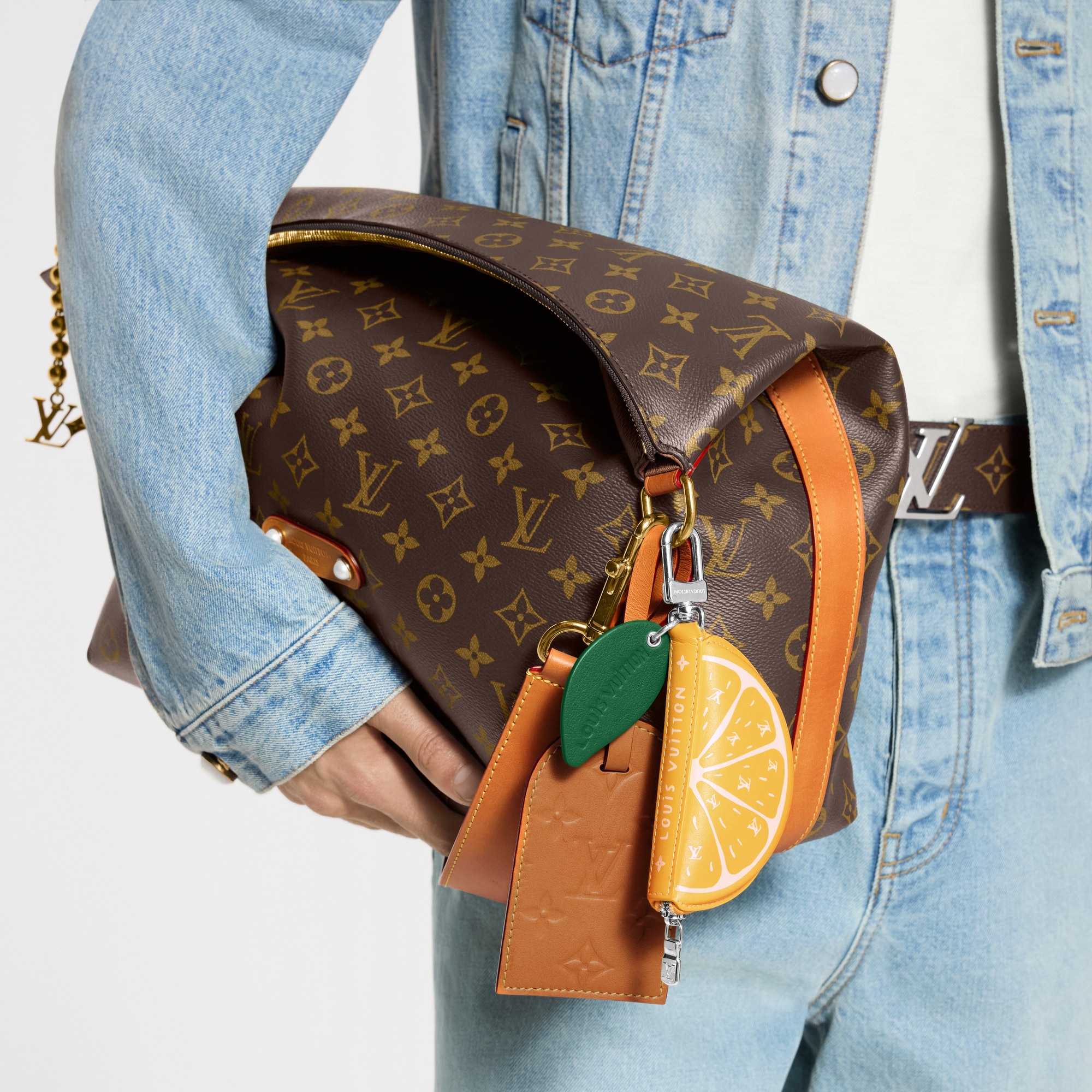 LV Lemon Bag Charm S00 in Men