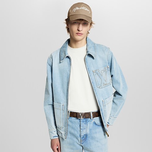 LV Line 40MM Reversible Belt Monogram Canvas in Men's Accessories Belts collections by Louis Vuitton (Product zoom)