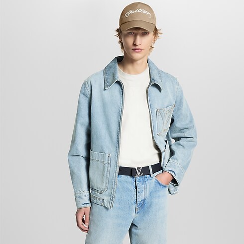 LV Line 40MM Reversible Belt Monogram Canvas in Men's Accessories Belts collections by Louis Vuitton (Product zoom)