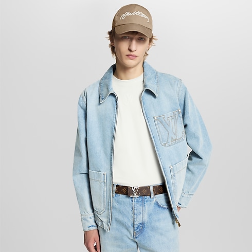 LV Line 40MM Reversible Belt Monogram Canvas in Men's Accessories Belts collections by Louis Vuitton (Product zoom)