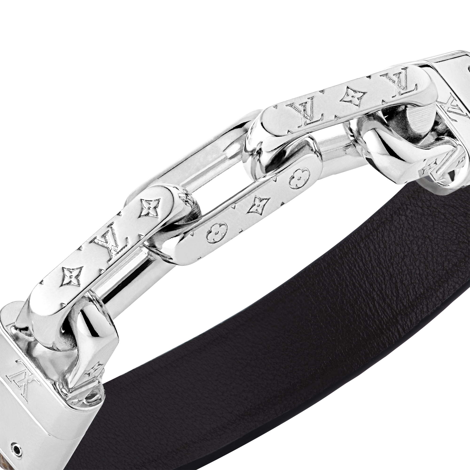 LV Links Bracelet Monogram Canvas in Men