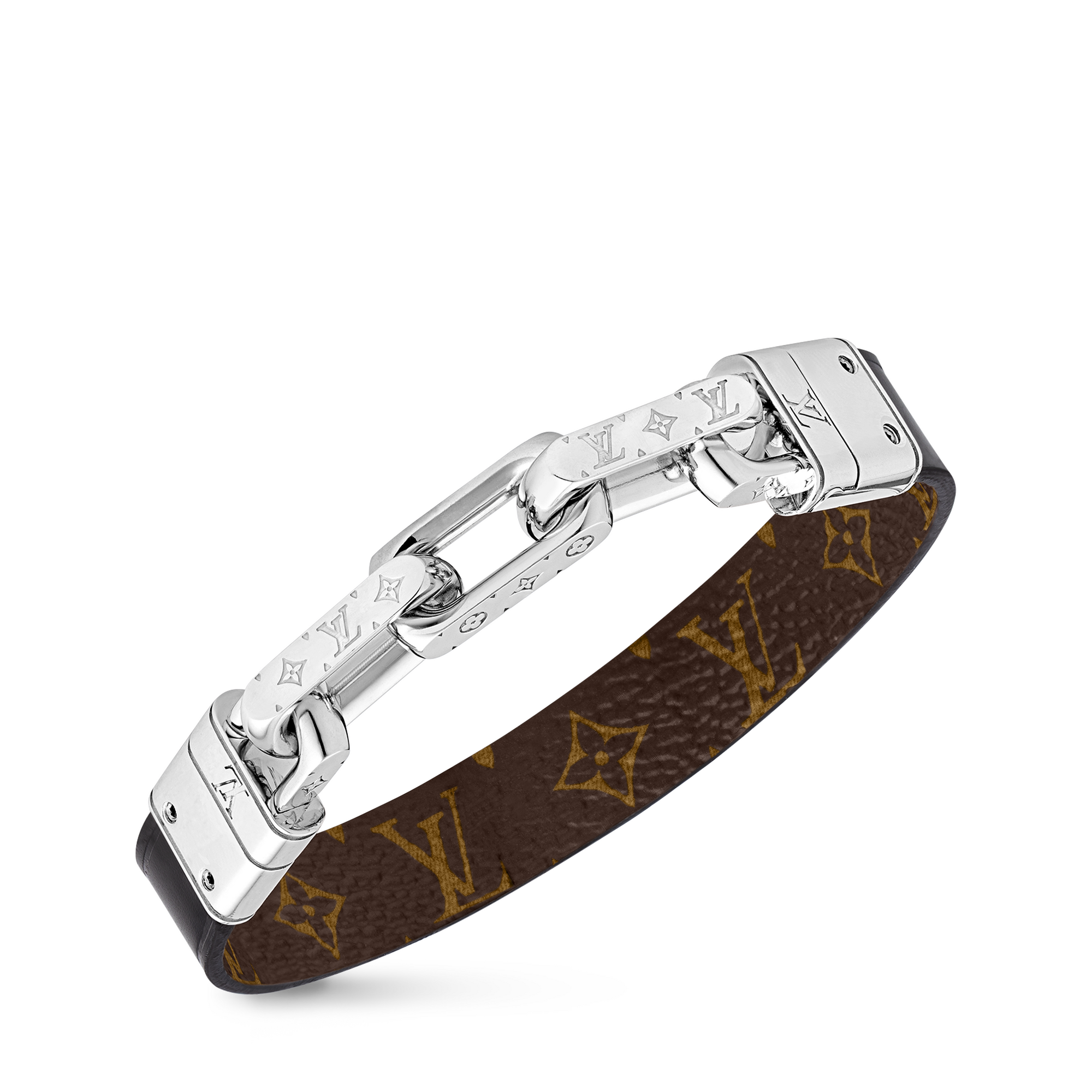 LV Links Bracelet Monogram Canvas in Men