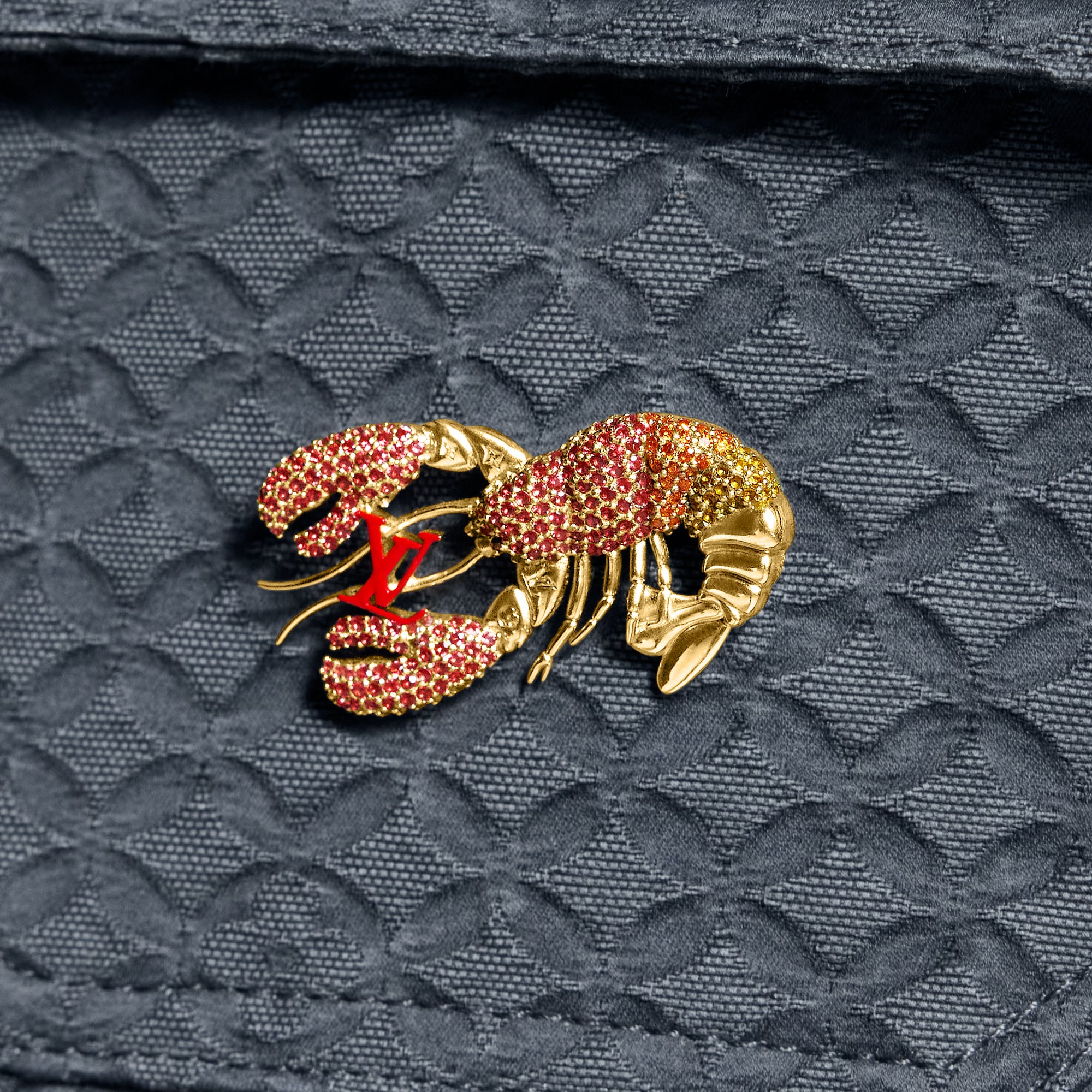LV Lobster Brooch S00 in Men