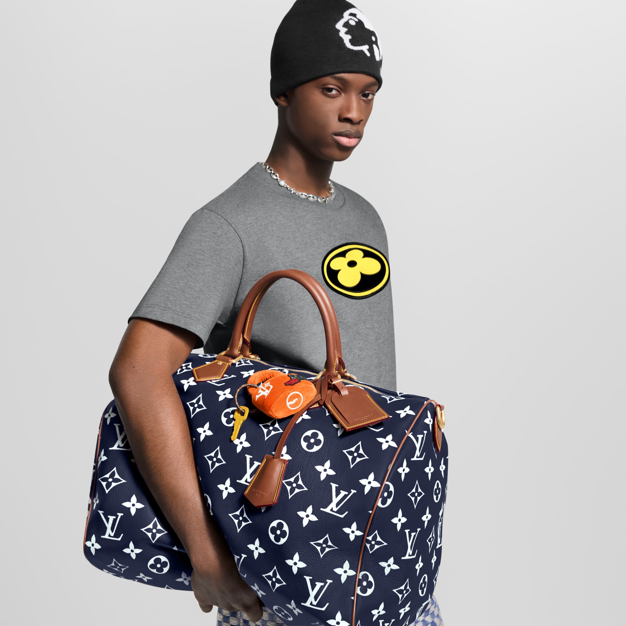LV Lucky Lock Bag Charm S00 in Men