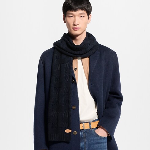LV Malletier Knitted Scarf S00 in Men's Accessories Scarves collections by Louis Vuitton (Product zoom)