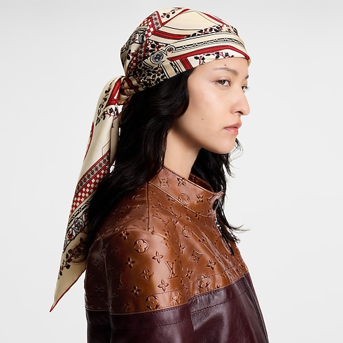 LV Medieval Flowers Square 90 S00 in Women's Accessories Silk Squares and Bandeaux collections by Louis Vuitton (Product zoom)