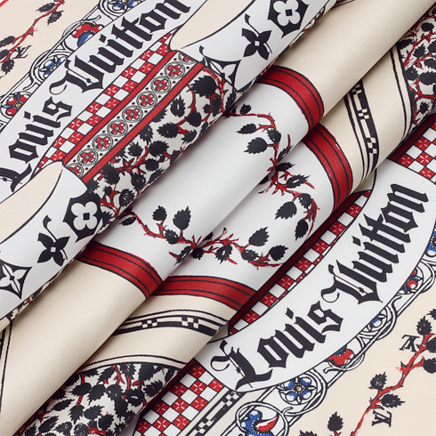 LV Medieval Flowers Square 90 S00 in Women's Accessories Silk Squares and Bandeaux collections by Louis Vuitton (Product zoom)