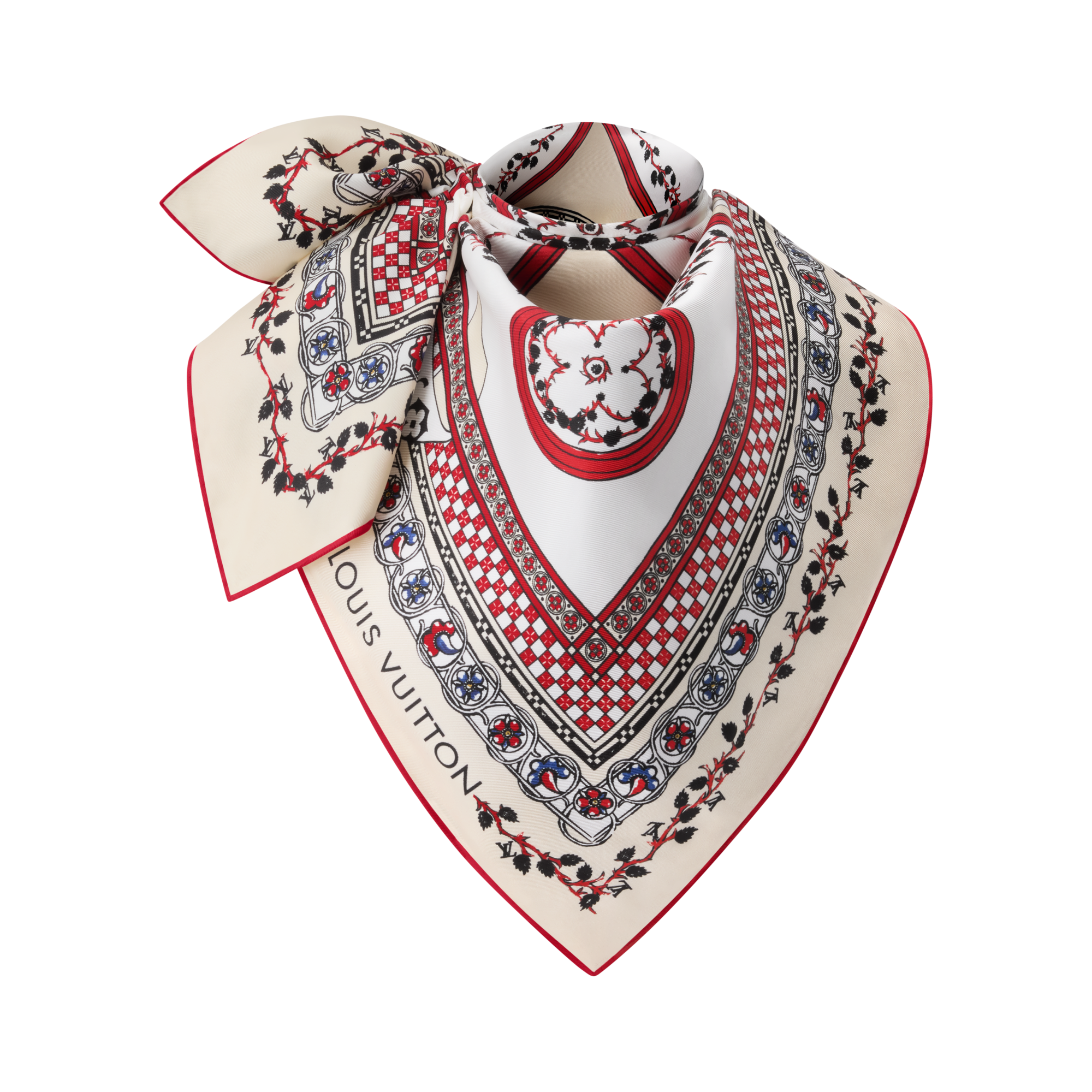 LV Medieval Flowers Square 90 S00 in Women