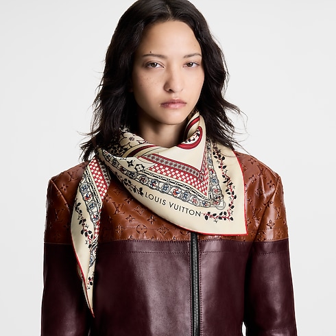 LV Medieval Flowers Square 90 S00 in Women's Accessories Silk Squares and Bandeaux collections by Louis Vuitton (Product zoom)