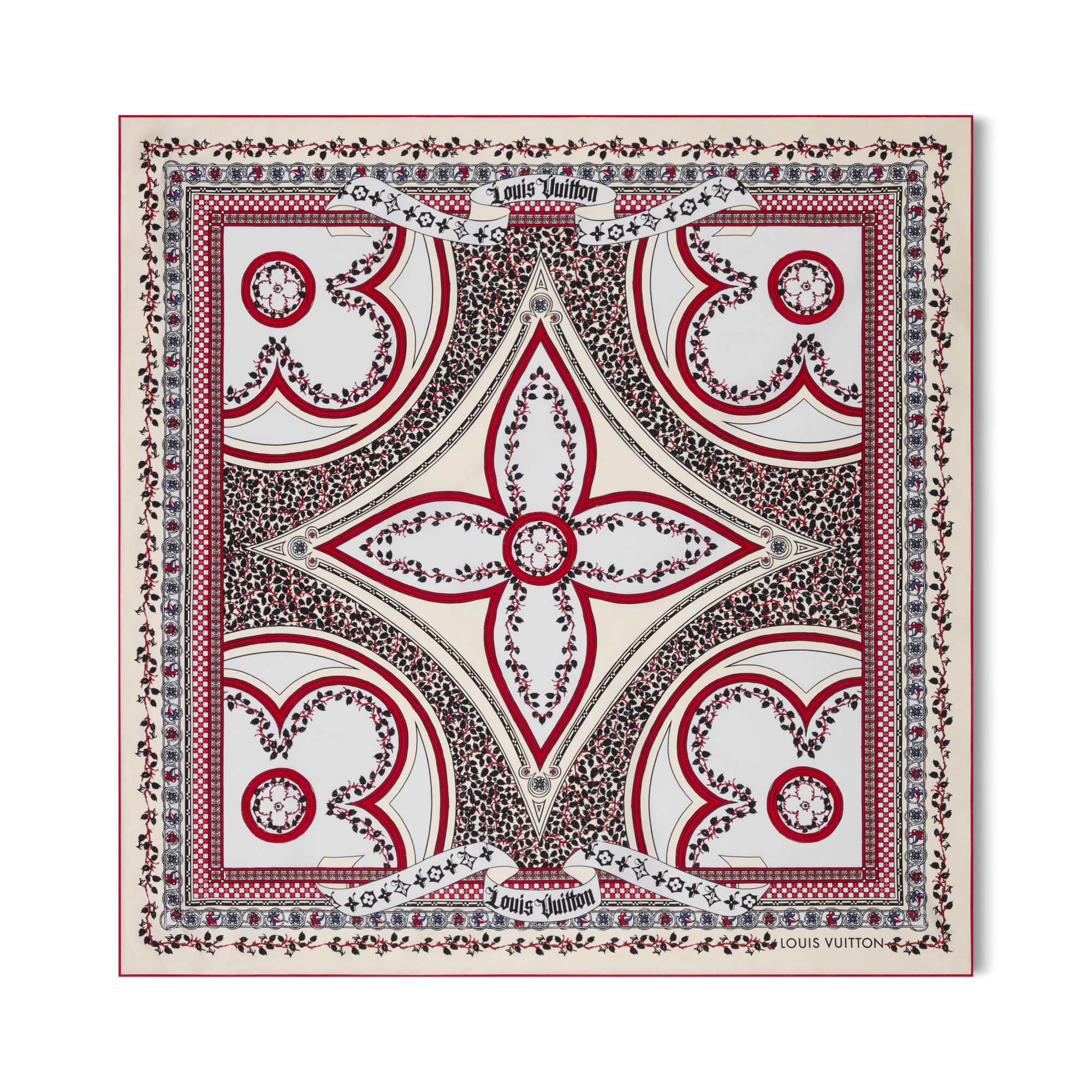 LV Medieval Flowers Square 90 S00 in Women