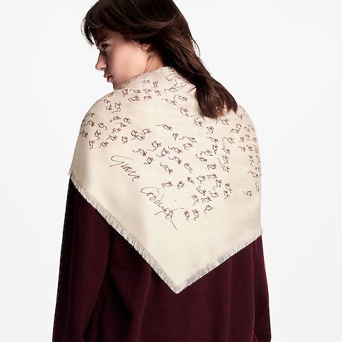 LV Mice Monogram Classique Shawl S00 in Women's Accessories Shawls collections by Louis Vuitton (Product zoom)