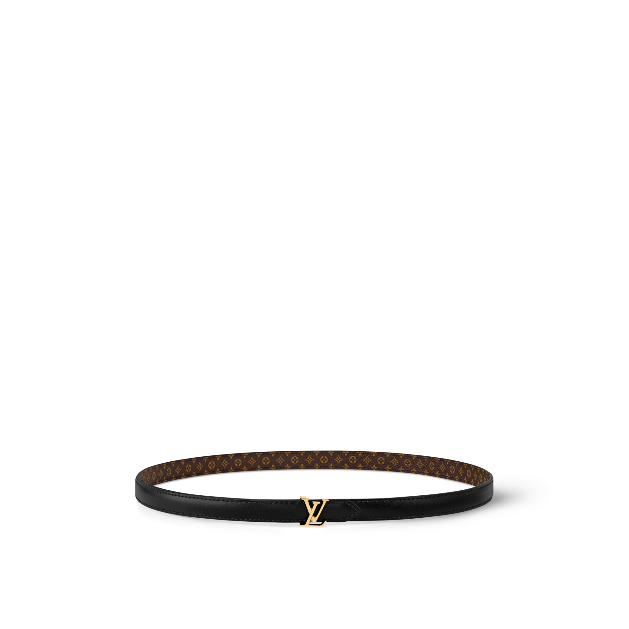 LV Mini 15mm Reversible Belt Monogram Canvas in Women