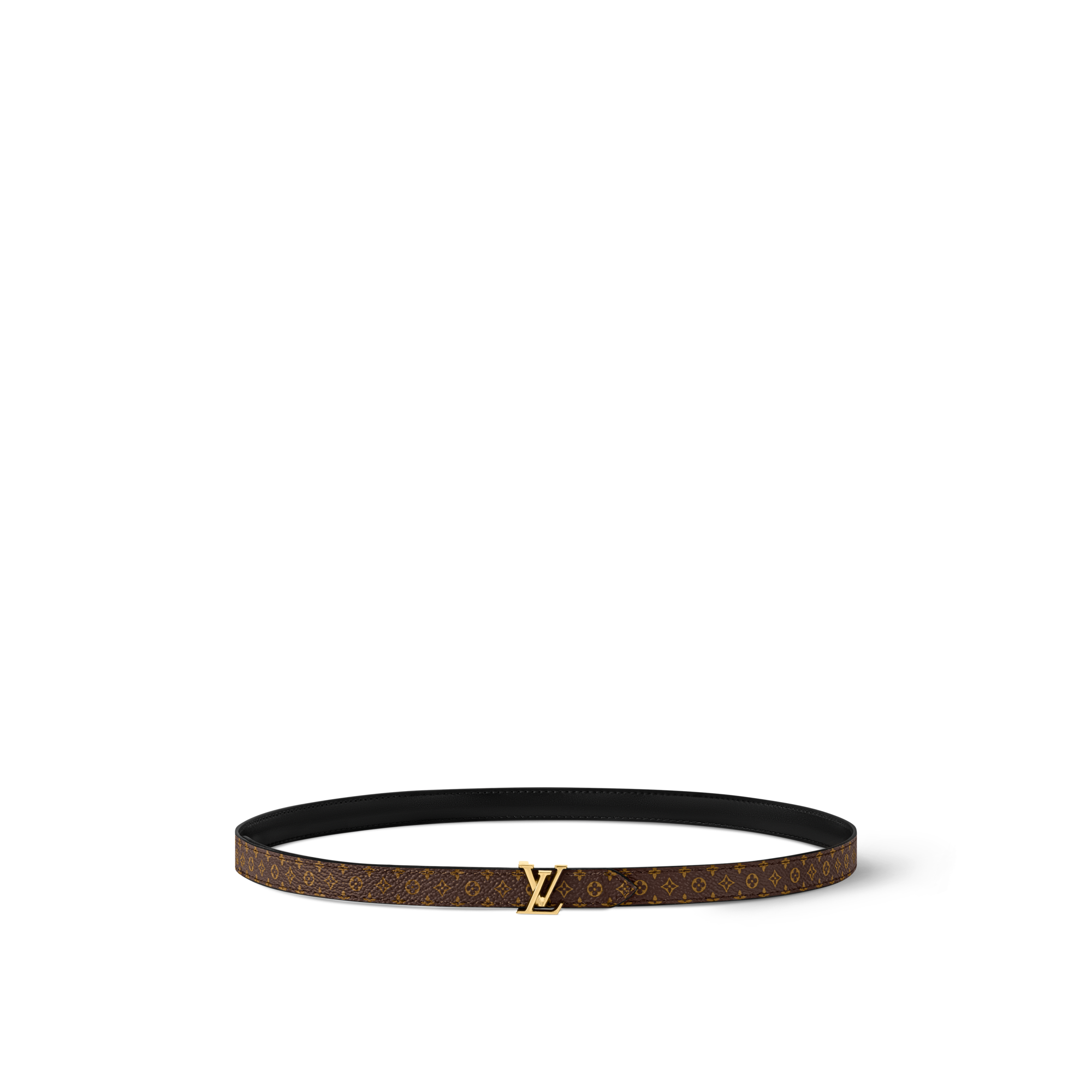 LV Mini 15mm Reversible Belt Monogram Canvas in Women