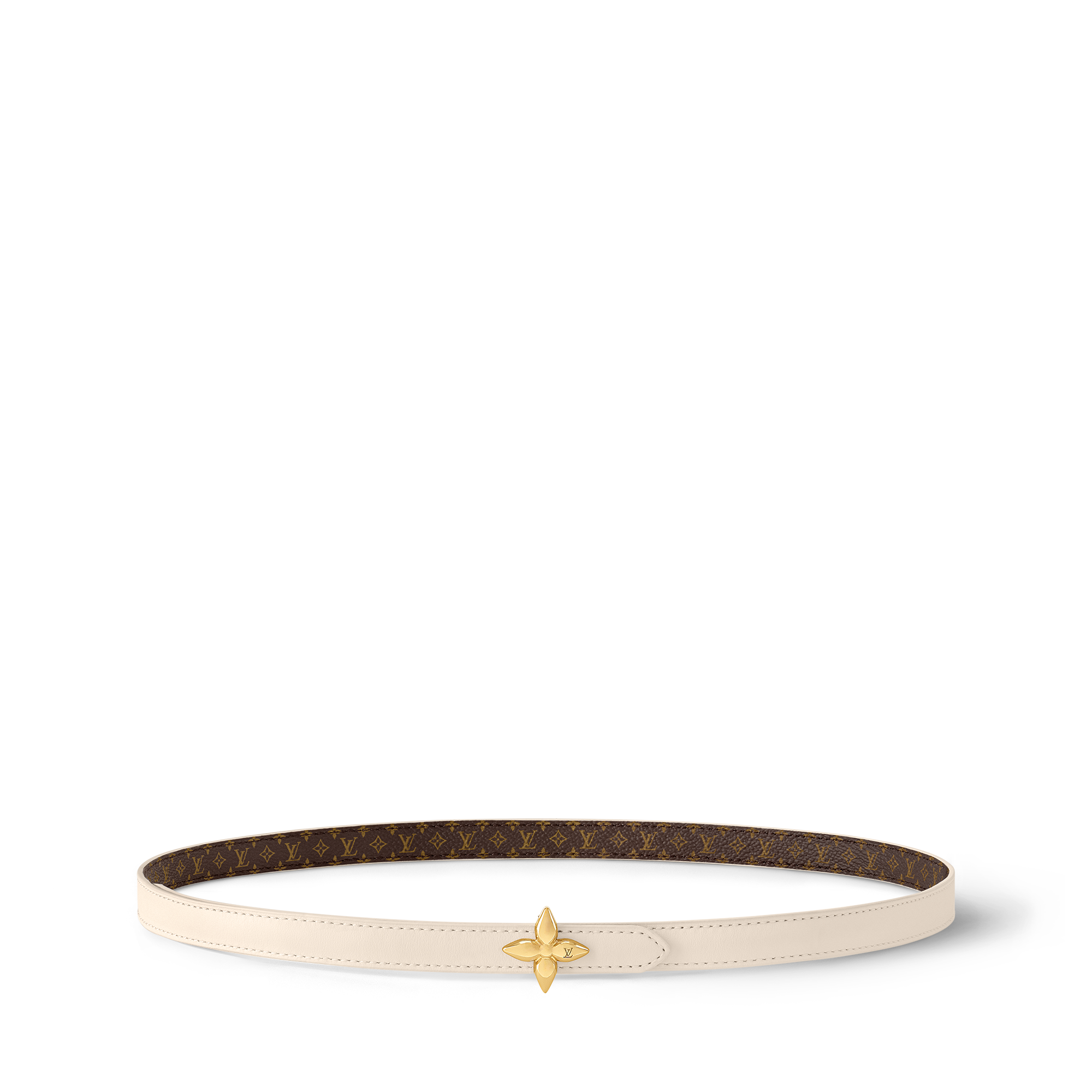 LV Mini Flowergram 15mm Reversible Belt  in Women