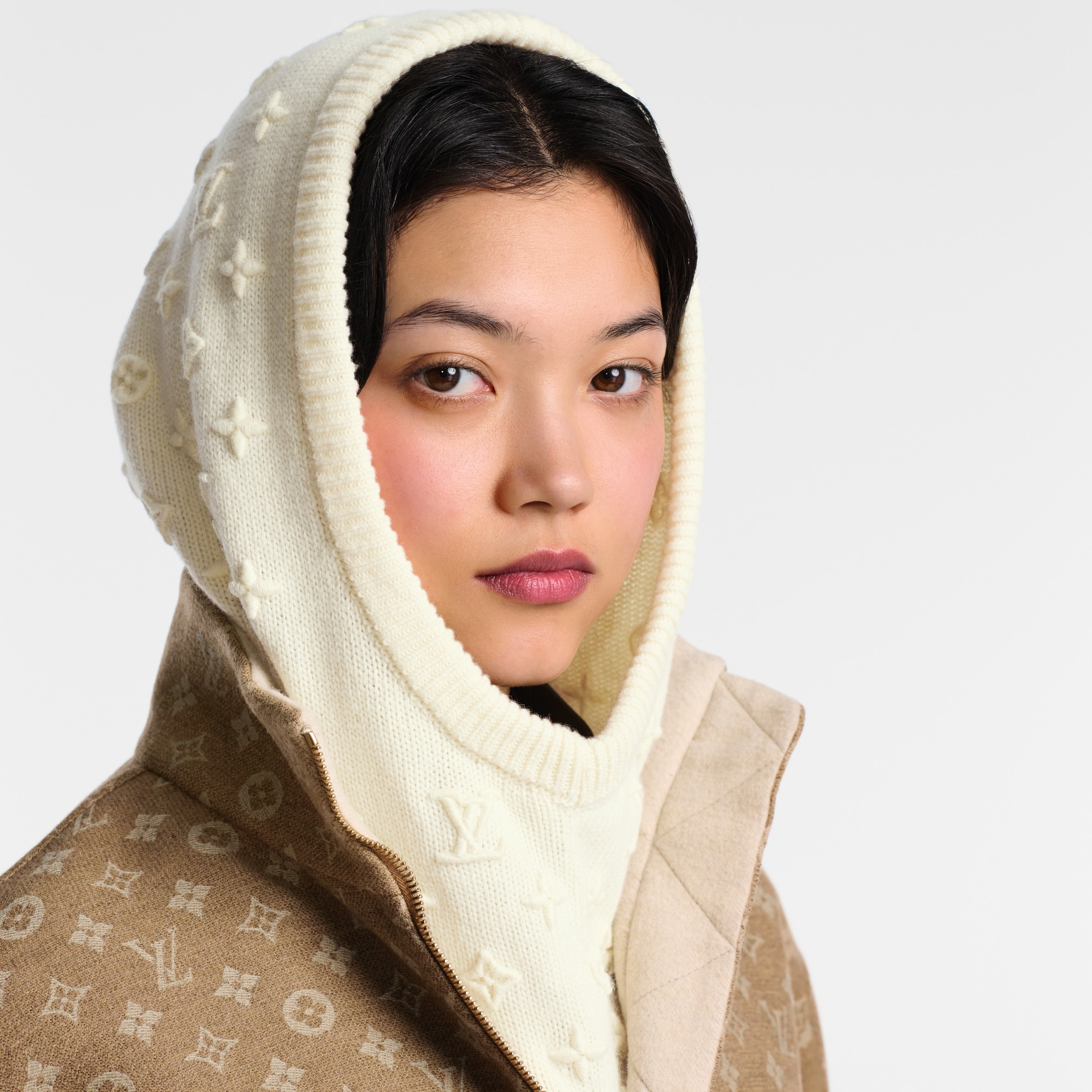 LV Monogram 3D Balaclava S00 in Women