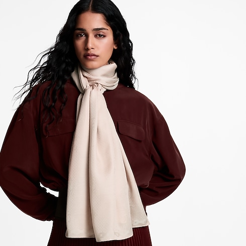 LV Monogram Shadow Stole S00 in Women's Accessories Shawls collections by Louis Vuitton (Product zoom)