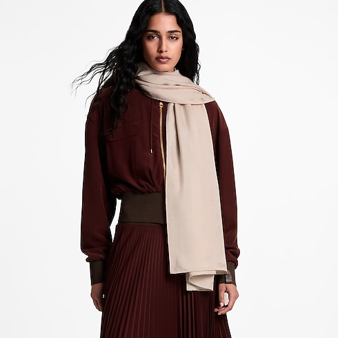 LV Monogram Shadow Stole S00 in Women's Accessories Shawls collections by Louis Vuitton (Product zoom)