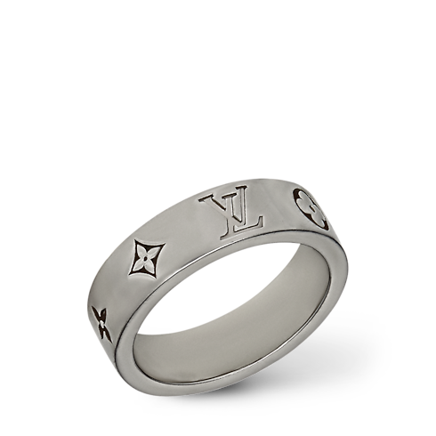 LV Mosaic Thin Ring S00 in Men's Fashion Jewelry Rings collections by Louis Vuitton (Product zoom)
