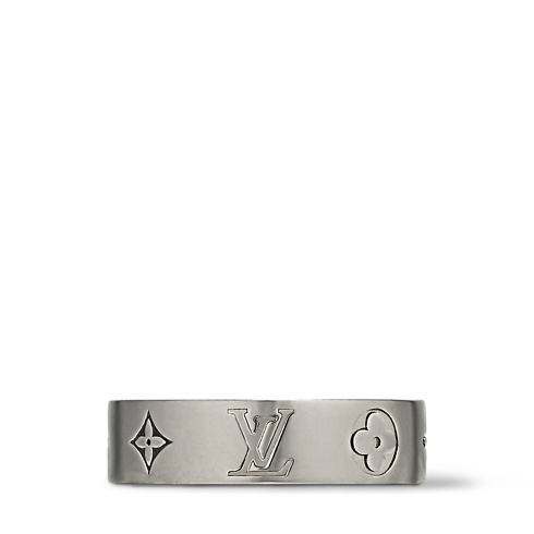LV Mosaic Thin Ring S00 in Men's Fashion Jewelry Rings collections by Louis Vuitton (Product zoom)