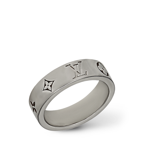 LV Mosaic Thin Ring S00 in Men's Fashion Jewelry Rings collections by Louis Vuitton (Product zoom)