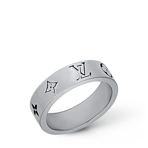 LV Mosaic Thin Ring S00 in Men's Fashion Jewelry Rings collections by Louis Vuitton (Product zoom)