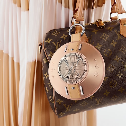 LV Nanogram Speaker Copper in Les Extraordinaires's Watchmaking Connected Objects collections by Louis Vuitton (Product zoom)