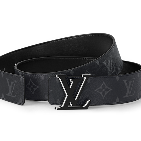 LV Optic 40mm Reversible Belt Monogram Eclipse Canvas in Men's Accessories Belts collections by Louis Vuitton (Product zoom)