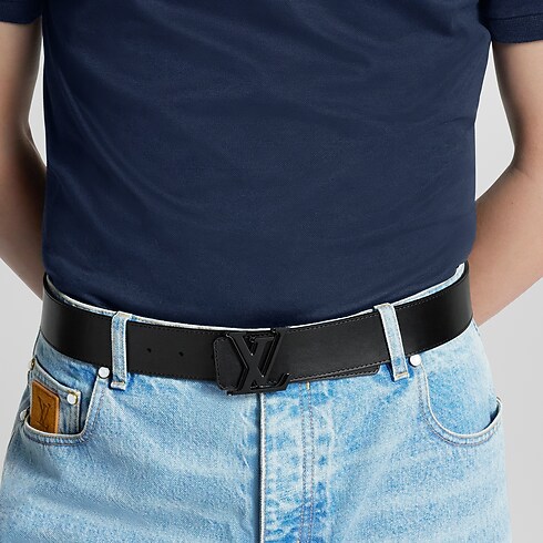 LV Optic 40mm Reversible Belt Monogram Eclipse Canvas in Men's Accessories Belts collections by Louis Vuitton (Product zoom)