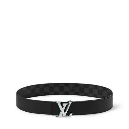 LV Optic Damier Graphite 40mm Reversible Belt in Men's Accessories Belts collections by Louis Vuitton (Product zoom)